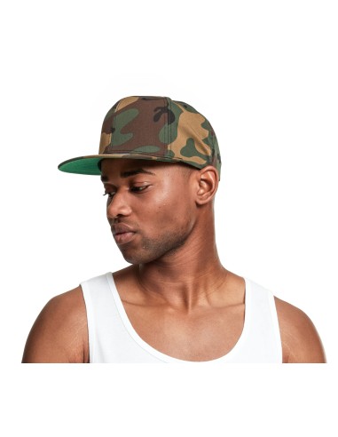 FLE-6089CF-Camo Classic Snapback Cap